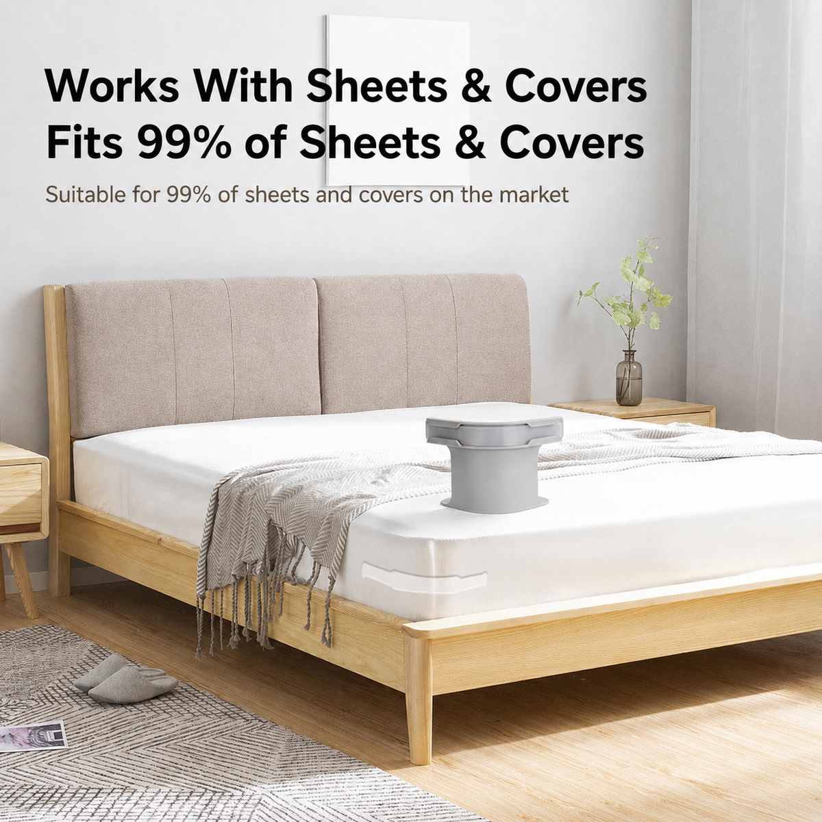 No-Slip Bed Sheet Corner Fasteners – 4-Pack
