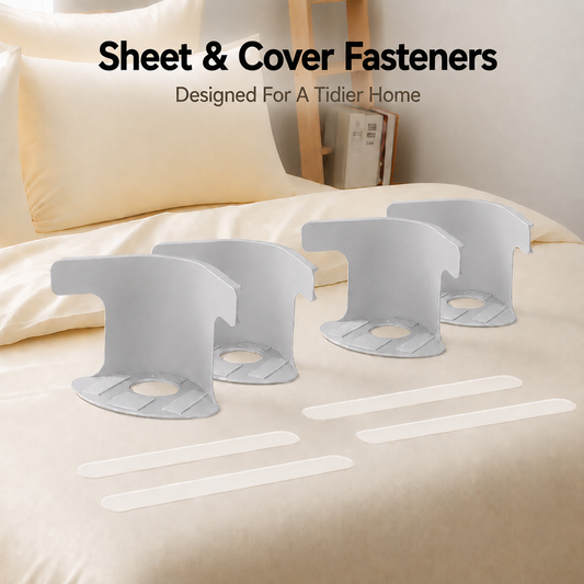 No-Slip Bed Sheet Corner Fasteners – 4-Pack