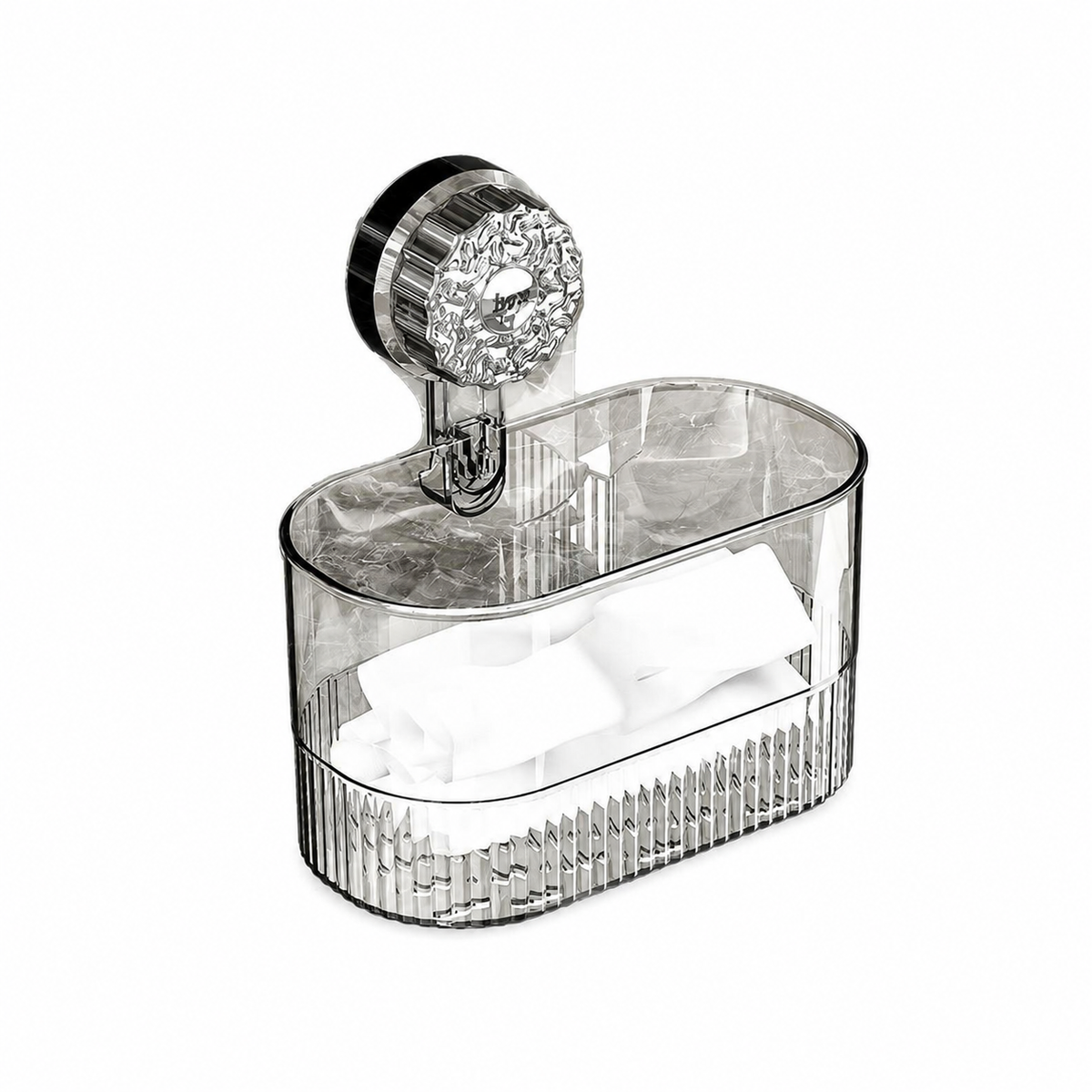 No-Drill Wall-Mounted Storage Basket