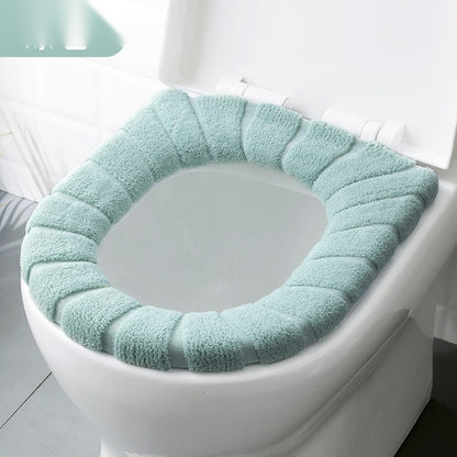 Soft Washable Toilet Seat Cover with Handle